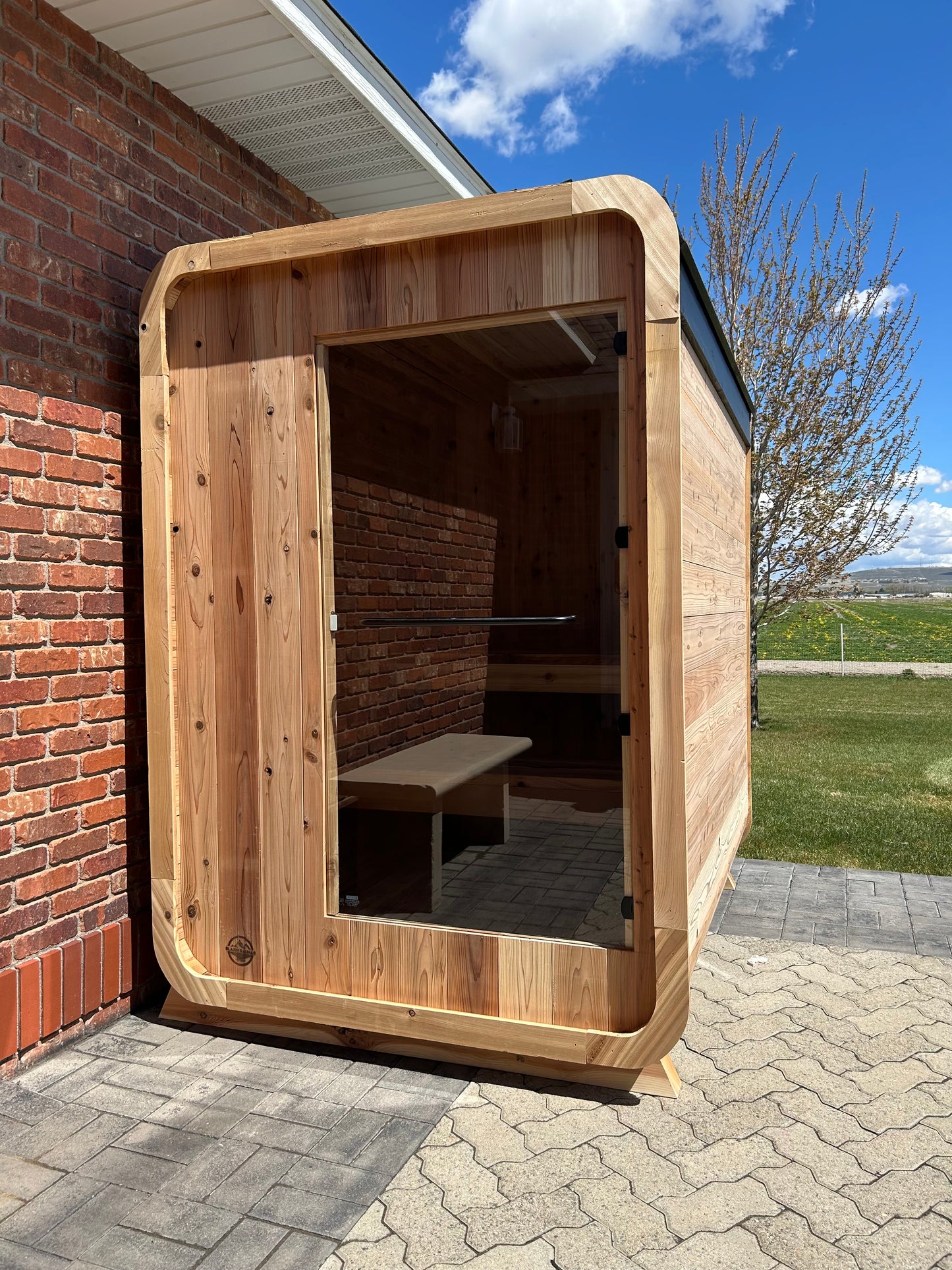 The 4 Person Backyard Blazin Sauna Pod SHIPPED FULLY BUILT