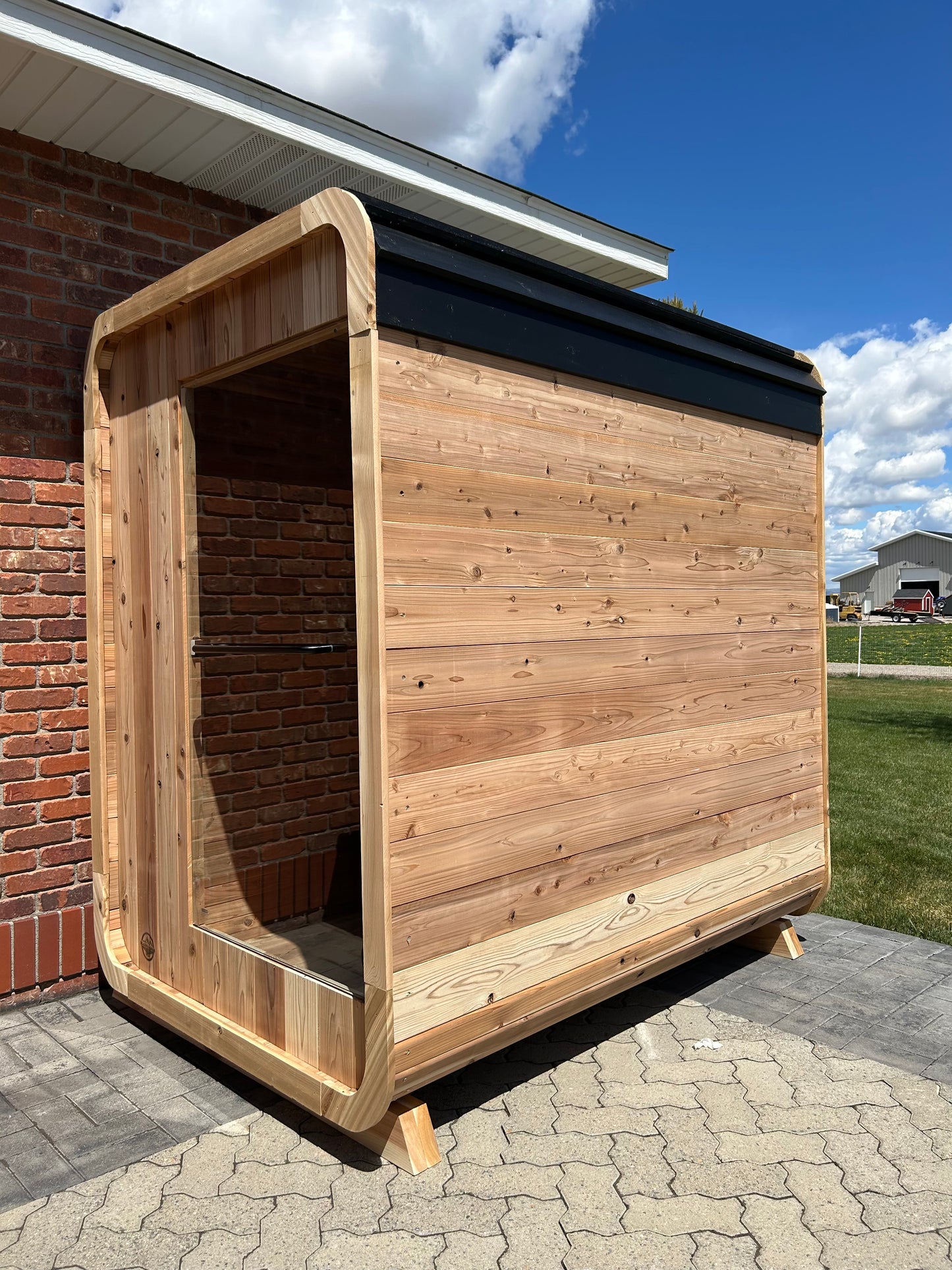 The 4 Person Backyard Blazin Sauna Pod SHIPPED FULLY BUILT