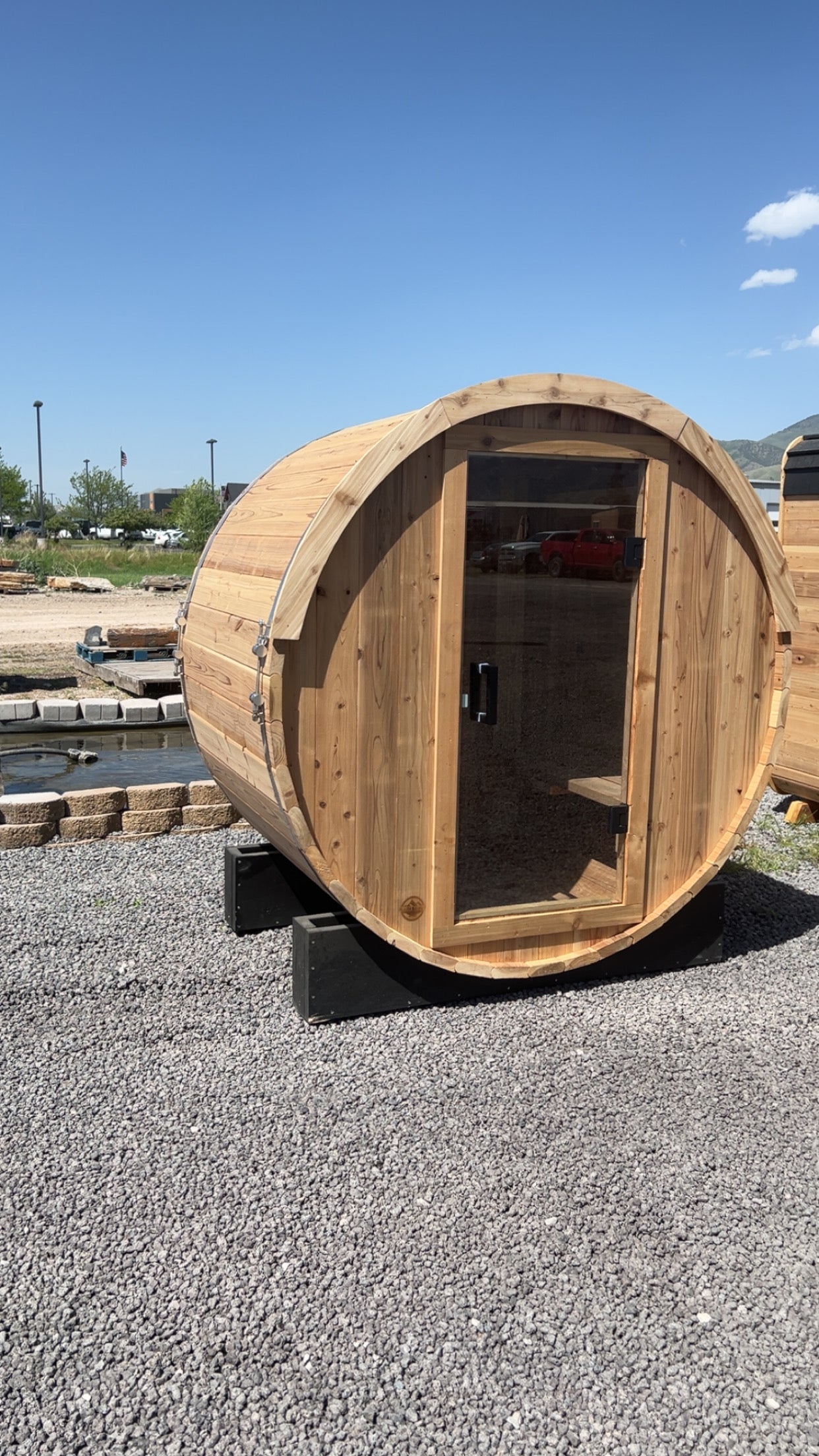 The 2 Person Blazin Barrel Sauna