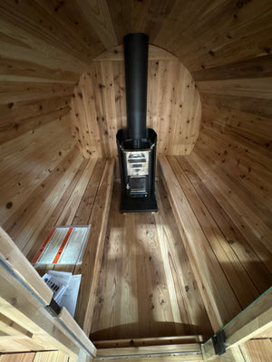 The XL Blazin Barrel Sauna (6-8 person)