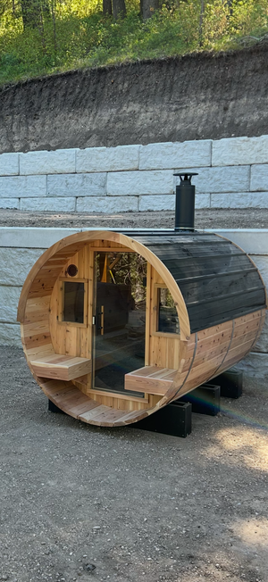 The XL Blazin Barrel Sauna (6-8 person)
