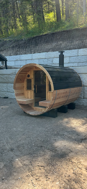 The XL Blazin Barrel Sauna (6-8 person)