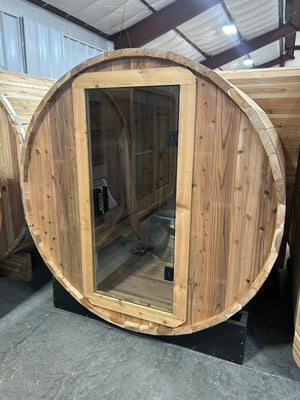 The 2 Person Blazin Barrel Sauna
