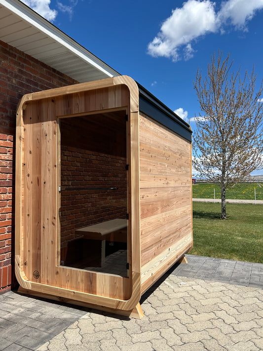 The 4 Person Backyard Blazin Sauna Pod