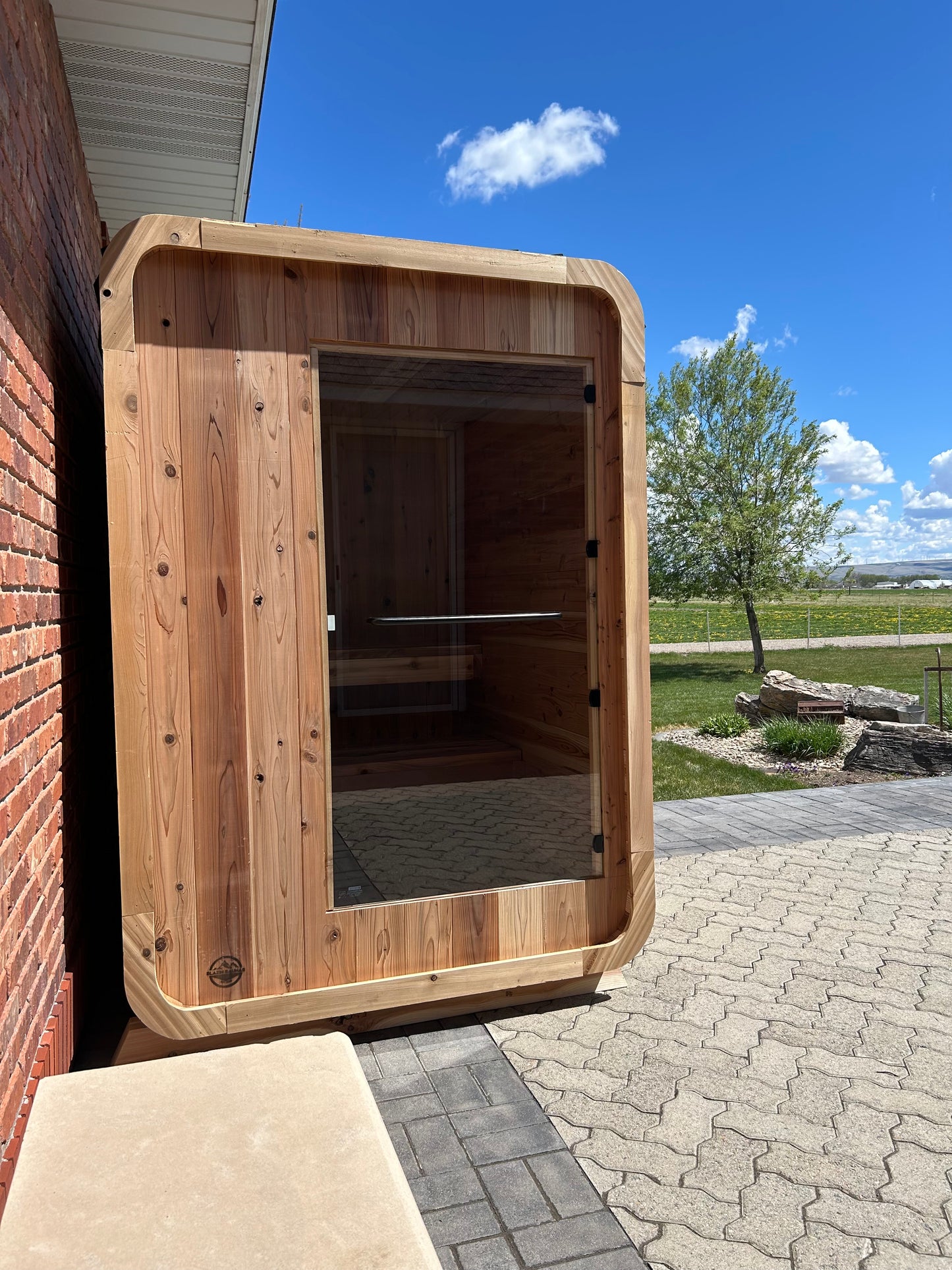 The 4 Person Backyard Blazin Sauna Pod SHIPPED FULLY BUILT