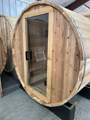 The 2 Person Blazin Barrel Sauna