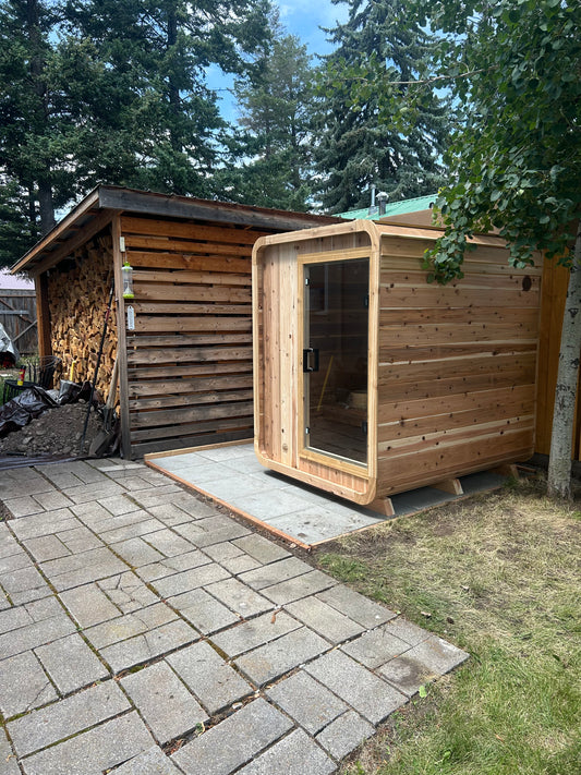 The 4 Person Blazin Sauna Pod