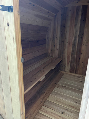 The XL Blazin Barrel Sauna (6-8 person)